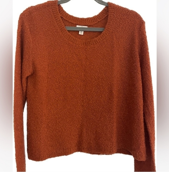 Nordstrom bp Orange Rust Long Sleeve Sweater - Picture 1 of 10